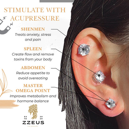 ZZEUS Acupoints Lymphvity Earrings