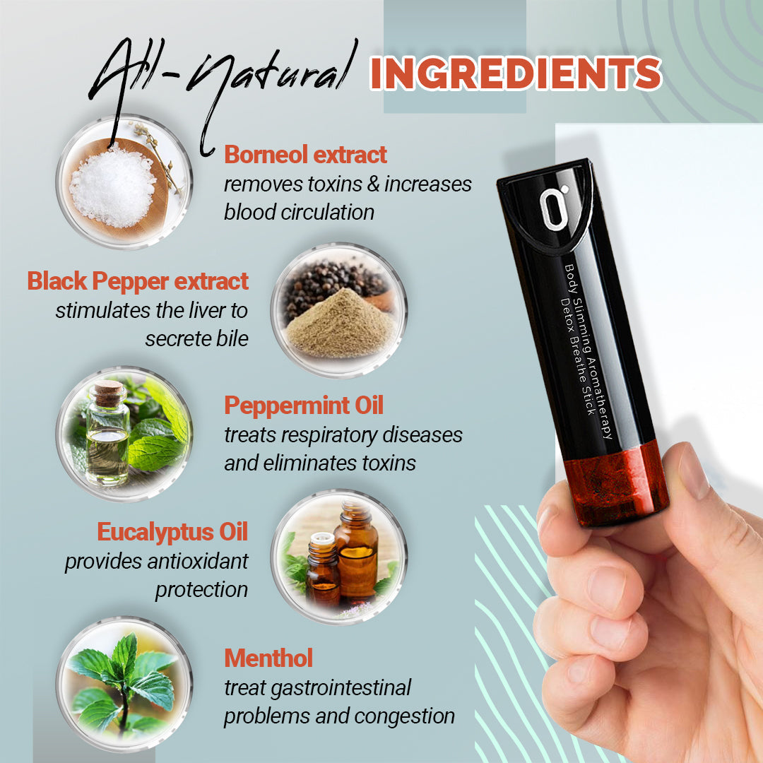 Body Slimming Aromatherapy Detox Breathe Stick