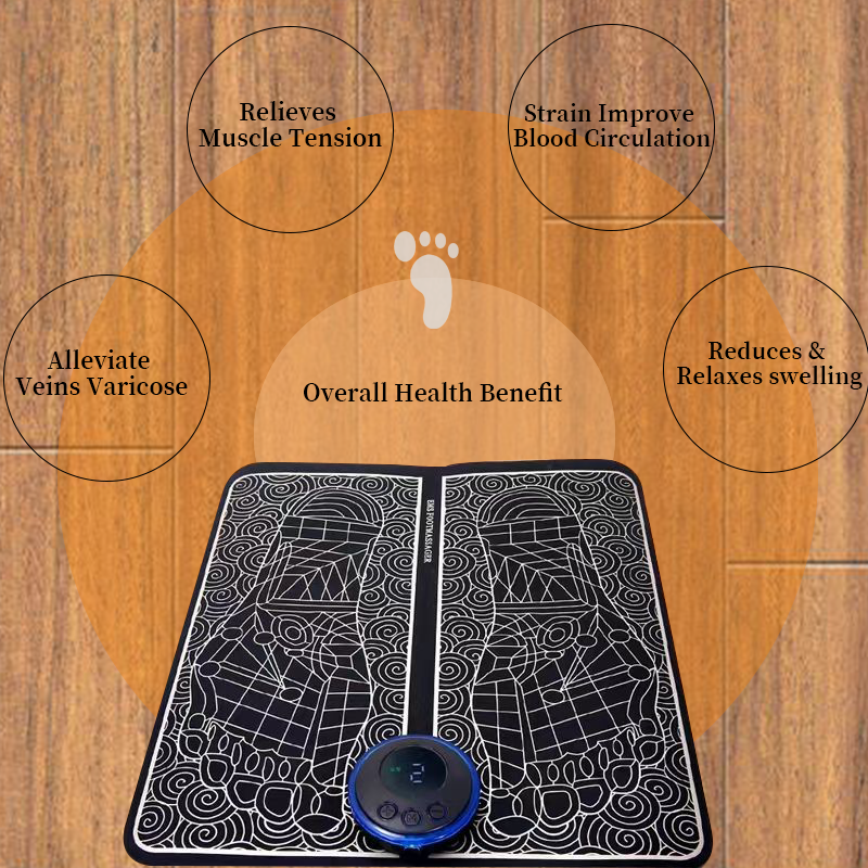 SHAPE-EMD Micro Current Pulse Acupoint Foot Massager Pad