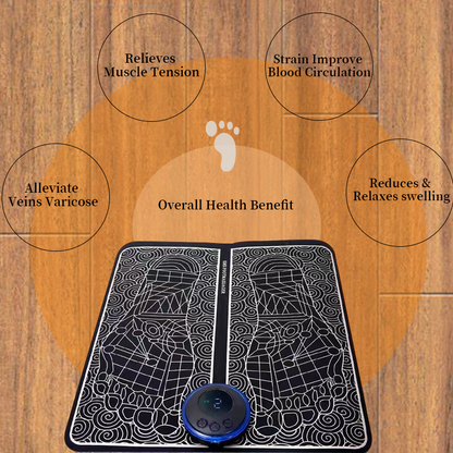 SHAPE-EMD Micro Current Pulse Acupoint Foot Massager Pad